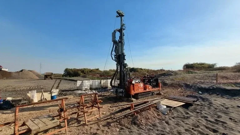 Calicata exploratoria en Chillán: Perfil real del terreno